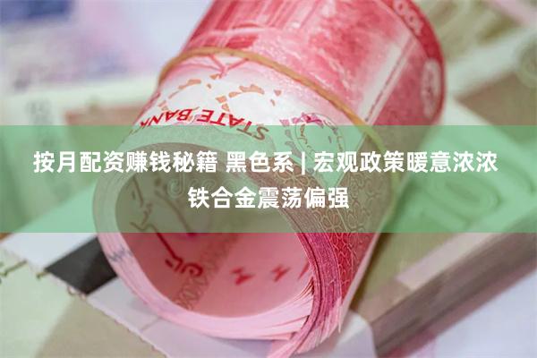 按月配资赚钱秘籍 黑色系 | 宏观政策暖意浓浓 铁合金震荡偏强