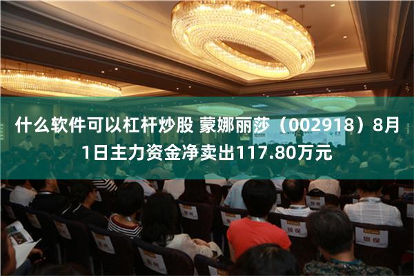 什么软件可以杠杆炒股 蒙娜丽莎（002918）8月1日主力资金净卖出117.80万元