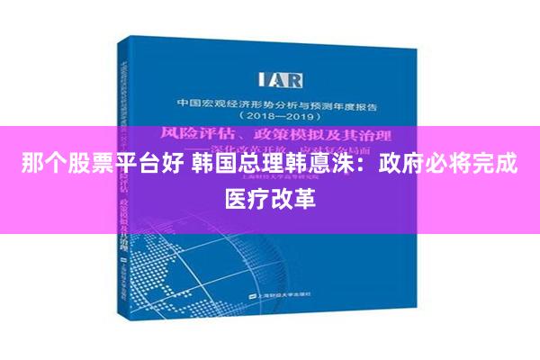 那个股票平台好 韩国总理韩悳洙：政府必将完成医疗改革